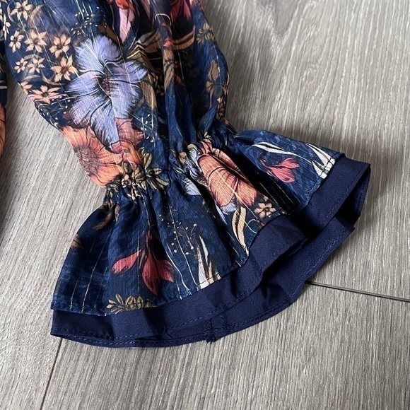 Anthropologie Mynah Cristy Crochet Blouse Size Extra Small - Picture 2 of 12